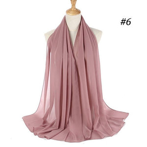 LOVOSME Bubble Chiffon Scarf - Zainab's Closet