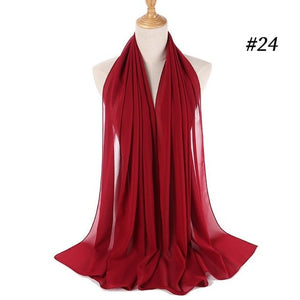 LOVOSME Bubble Chiffon Scarf - Zainab's Closet