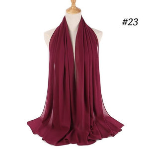 LOVOSME Bubble Chiffon Scarf - Zainab's Closet