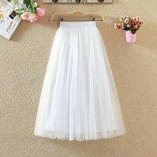 Load image into Gallery viewer, TIGENA Tulle High Waist Pleated Tutu - Zainab&#39;s Closet