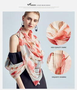 VIANOSI Imitation Silk Scarf - Zainab's Closet