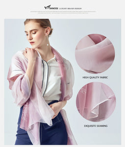 VIANOSI Imitation Silk Scarf - Zainab's Closet
