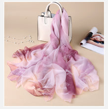 Load image into Gallery viewer, VIANOSI Imitation Silk Scarf - Zainab&#39;s Closet