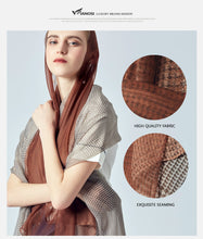 Load image into Gallery viewer, VIANOSI Imitation Silk Scarf - Zainab&#39;s Closet