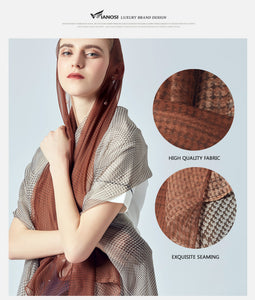 VIANOSI Imitation Silk Scarf - Zainab's Closet