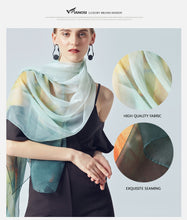 Load image into Gallery viewer, VIANOSI Imitation Silk Scarf - Zainab&#39;s Closet