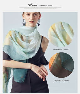 VIANOSI Imitation Silk Scarf - Zainab's Closet
