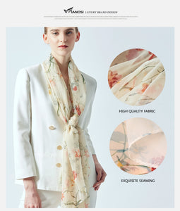 VIANOSI Imitation Silk Scarf - Zainab's Closet