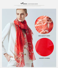 Load image into Gallery viewer, VIANOSI Imitation Silk Scarf - Zainab&#39;s Closet