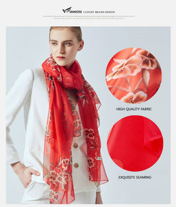 VIANOSI Imitation Silk Scarf - Zainab's Closet