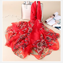 Load image into Gallery viewer, VIANOSI Imitation Silk Scarf - Zainab&#39;s Closet