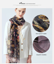 Load image into Gallery viewer, VIANOSI Imitation Silk Scarf - Zainab&#39;s Closet