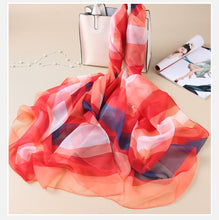 Load image into Gallery viewer, VIANOSI Imitation Silk Scarf - Zainab&#39;s Closet