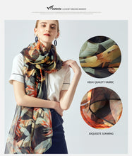 Load image into Gallery viewer, VIANOSI Imitation Silk Scarf - Zainab&#39;s Closet