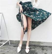 Load image into Gallery viewer, PADEGAO Asymmetrical Printed Chiffon Skirt - Zainab&#39;s Closet