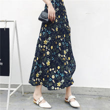 Load image into Gallery viewer, PADEGAO Asymmetrical Printed Chiffon Skirt - Zainab&#39;s Closet