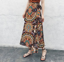 Load image into Gallery viewer, PADEGAO Asymmetrical Printed Chiffon Skirt - Zainab&#39;s Closet