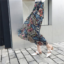 Load image into Gallery viewer, PADEGAO Asymmetrical Printed Chiffon Skirt - Zainab&#39;s Closet
