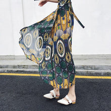 Load image into Gallery viewer, PADEGAO Asymmetrical Printed Chiffon Skirt - Zainab&#39;s Closet