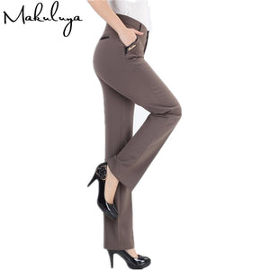 Makuluya High Waist Formal Trousers - Zainab's Closet