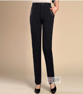Makuluya High Waist Formal Trousers - Zainab's Closet