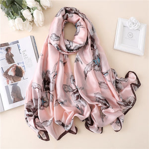 Ruicestai Imitation Silk scarf - Zainab's Closet