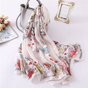 Ruicestai Imitation Silk scarf - Zainab's Closet