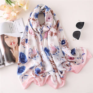Ruicestai Imitation Silk scarf - Zainab's Closet