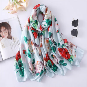 Ruicestai Imitation Silk scarf - Zainab's Closet