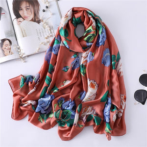 Ruicestai Imitation Silk scarf - Zainab's Closet
