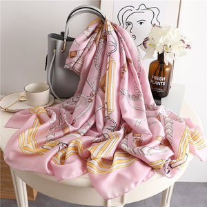 Ruicestai Imitation Silk scarf - Zainab's Closet