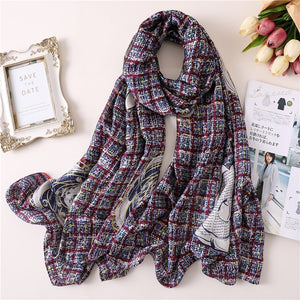Ruicestai Imitation Silk scarf - Zainab's Closet