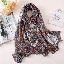 Load image into Gallery viewer, Ruicestai Imitation Silk scarf - Zainab&#39;s Closet