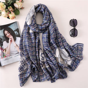 Ruicestai Imitation Silk scarf - Zainab's Closet