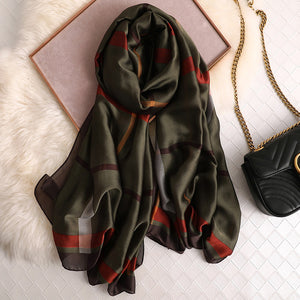 Ruicestai Imitation Silk scarf - Zainab's Closet