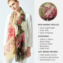 Load image into Gallery viewer, VIANOSI Imitation Silk Scarf - Zainab&#39;s Closet