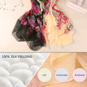 VIANOSI Imitation Silk Scarf - Zainab's Closet