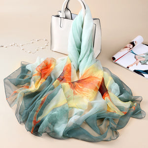 VIANOSI Imitation Silk Scarf - Zainab's Closet