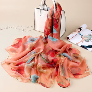 VIANOSI Imitation Silk Scarf - Zainab's Closet