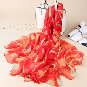 VIANOSI Imitation Silk Scarf - Zainab's Closet
