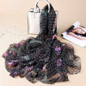 VIANOSI Imitation Silk Scarf - Zainab's Closet
