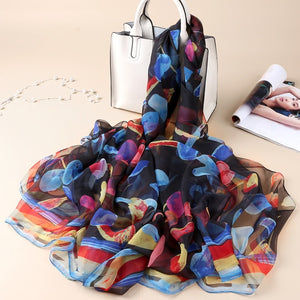 VIANOSI Imitation Silk Scarf - Zainab's Closet