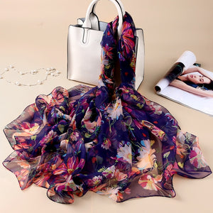VIANOSI Imitation Silk Scarf - Zainab's Closet