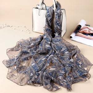 VIANOSI Imitation Silk Scarf - Zainab's Closet