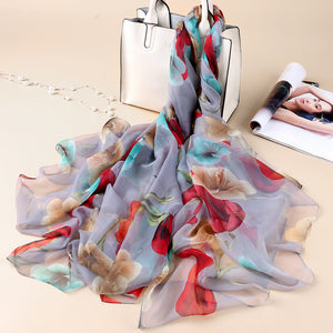 VIANOSI Imitation Silk Scarf - Zainab's Closet
