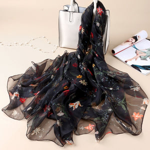 VIANOSI Imitation Silk Scarf - Zainab's Closet