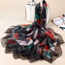 Load image into Gallery viewer, VIANOSI Imitation Silk Scarf - Zainab&#39;s Closet