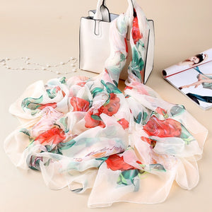 VIANOSI Imitation Silk Scarf - Zainab's Closet