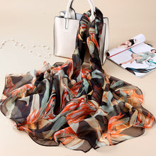 Load image into Gallery viewer, VIANOSI Imitation Silk Scarf - Zainab&#39;s Closet