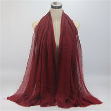 Load image into Gallery viewer, Woven Cotton Crinkle Hijab - Zainab&#39;s Closet